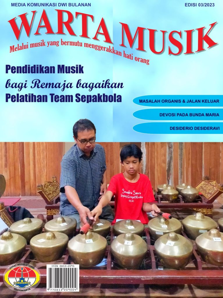 Sampul Majalah Warta Musik - Pusat Musik Liturgi Yogyakarta, edisi 03/2023